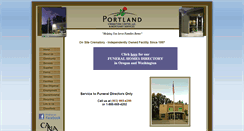Desktop Screenshot of portlandmortuaryservices.com